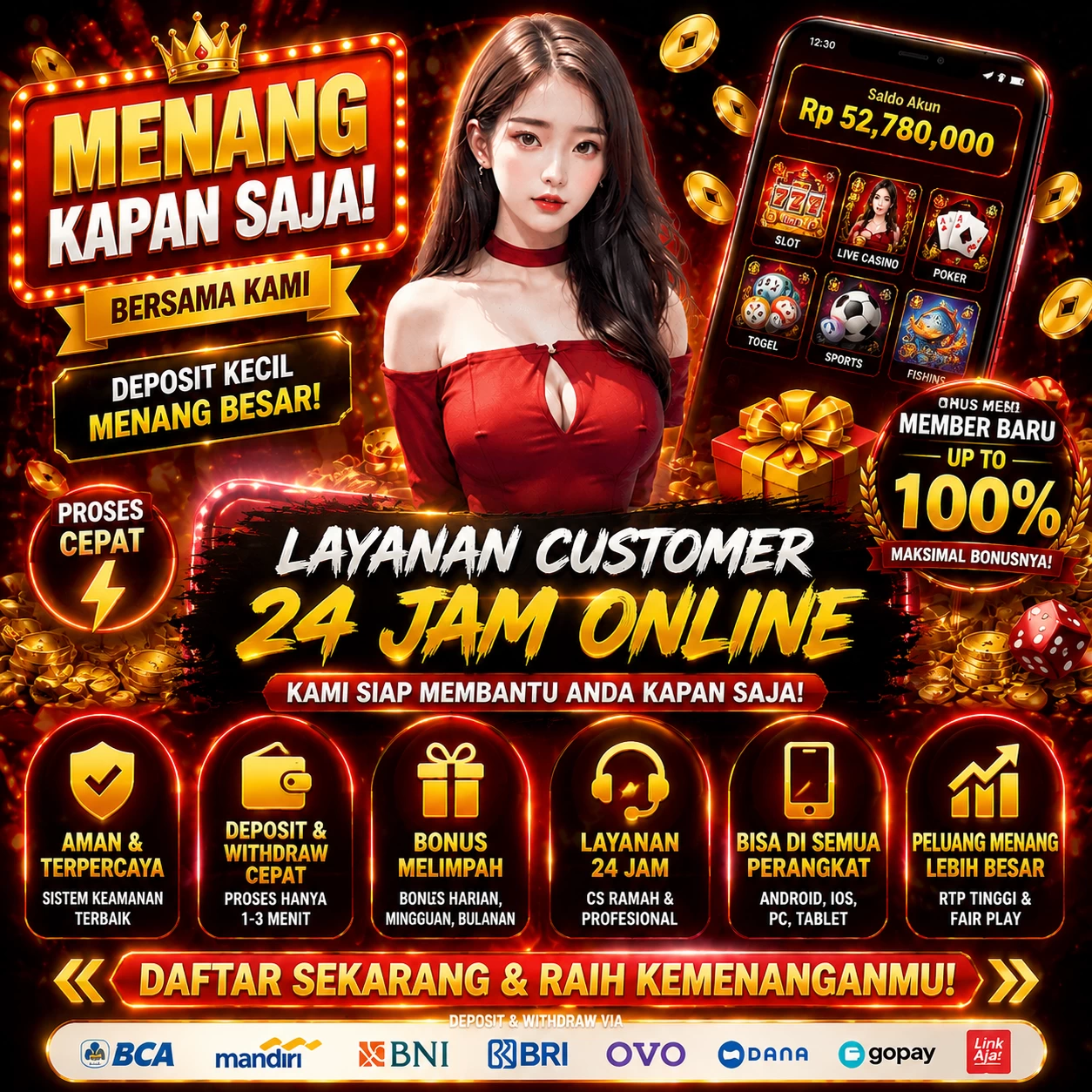 uang77 APK — gak dipotong pulsa
